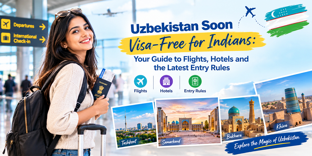 Uzbekistan Visa-Free for Indians Soon: Latest Entry Rules, Flights & Hotel Guide