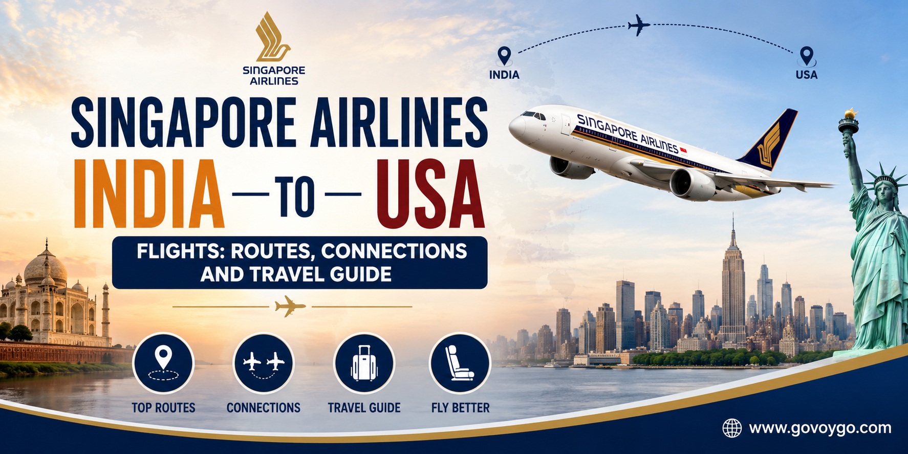 Singapore Airlines India to USA Flights: Routes, Connections and Travel Guide