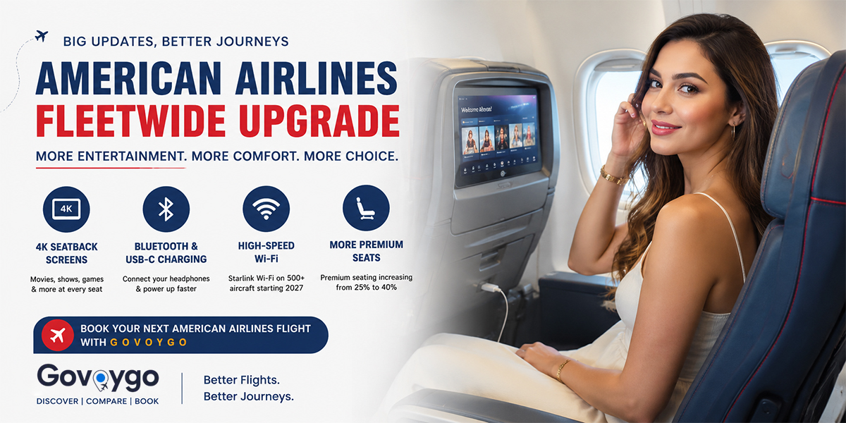 American Airlines Fleet Upgrade & New Seatback Screens