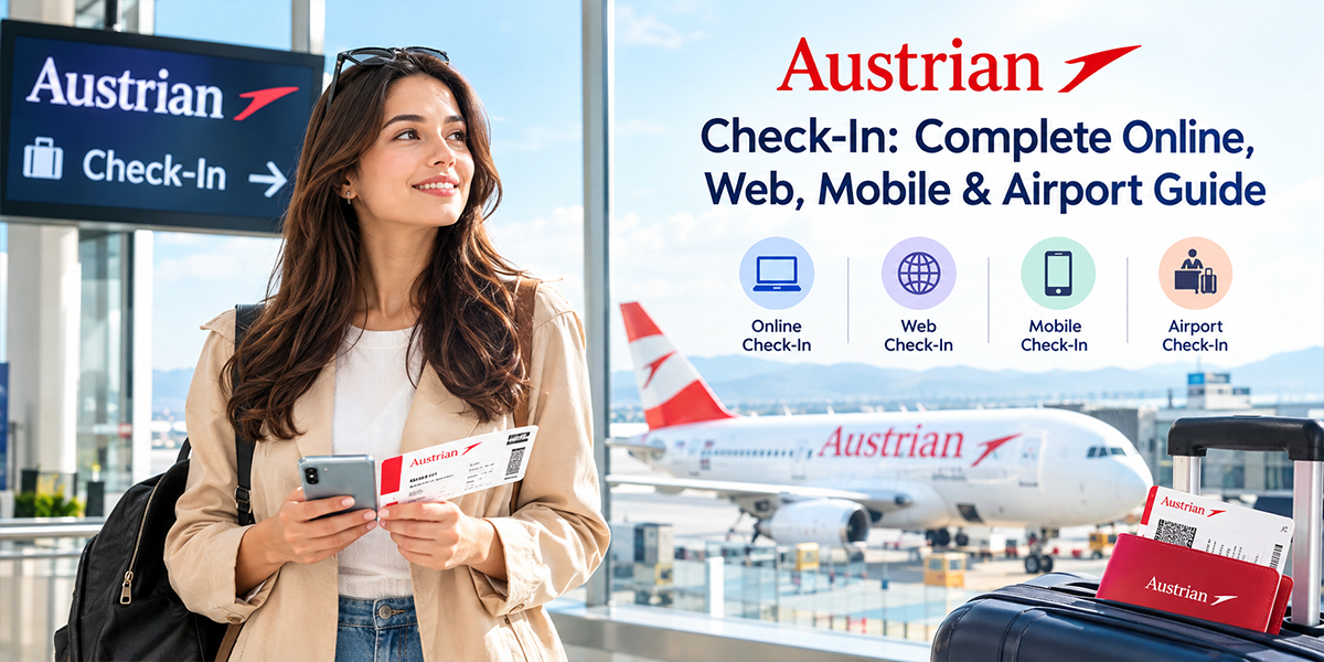Austrian Airlines Check-In: Complete Online, Web, Mobile & Airport Guide