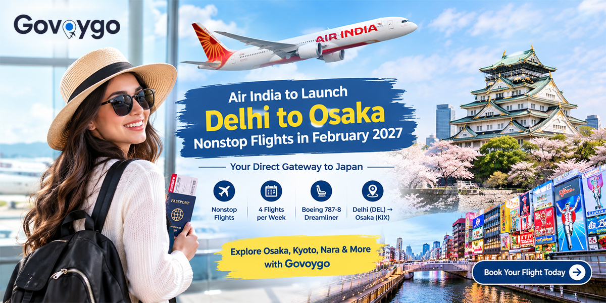 Air India to Launch Delhi to Osaka Nonstop Flights in February 2027
