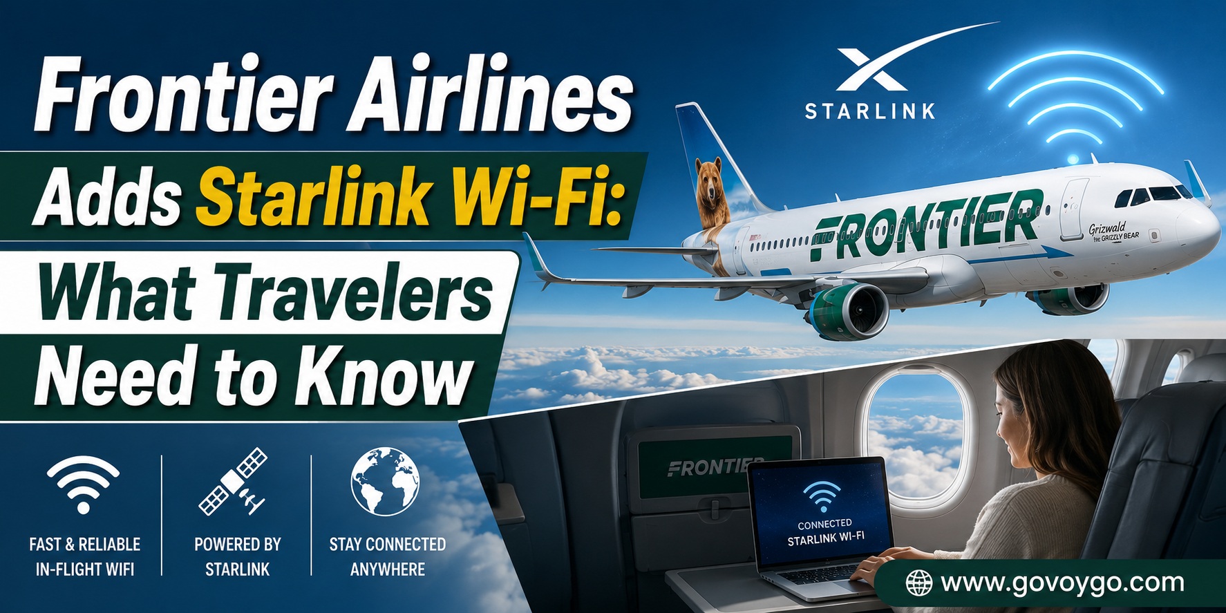 Frontier Airlines Adds Starlink Wi-Fi: What Travelers Need to Know