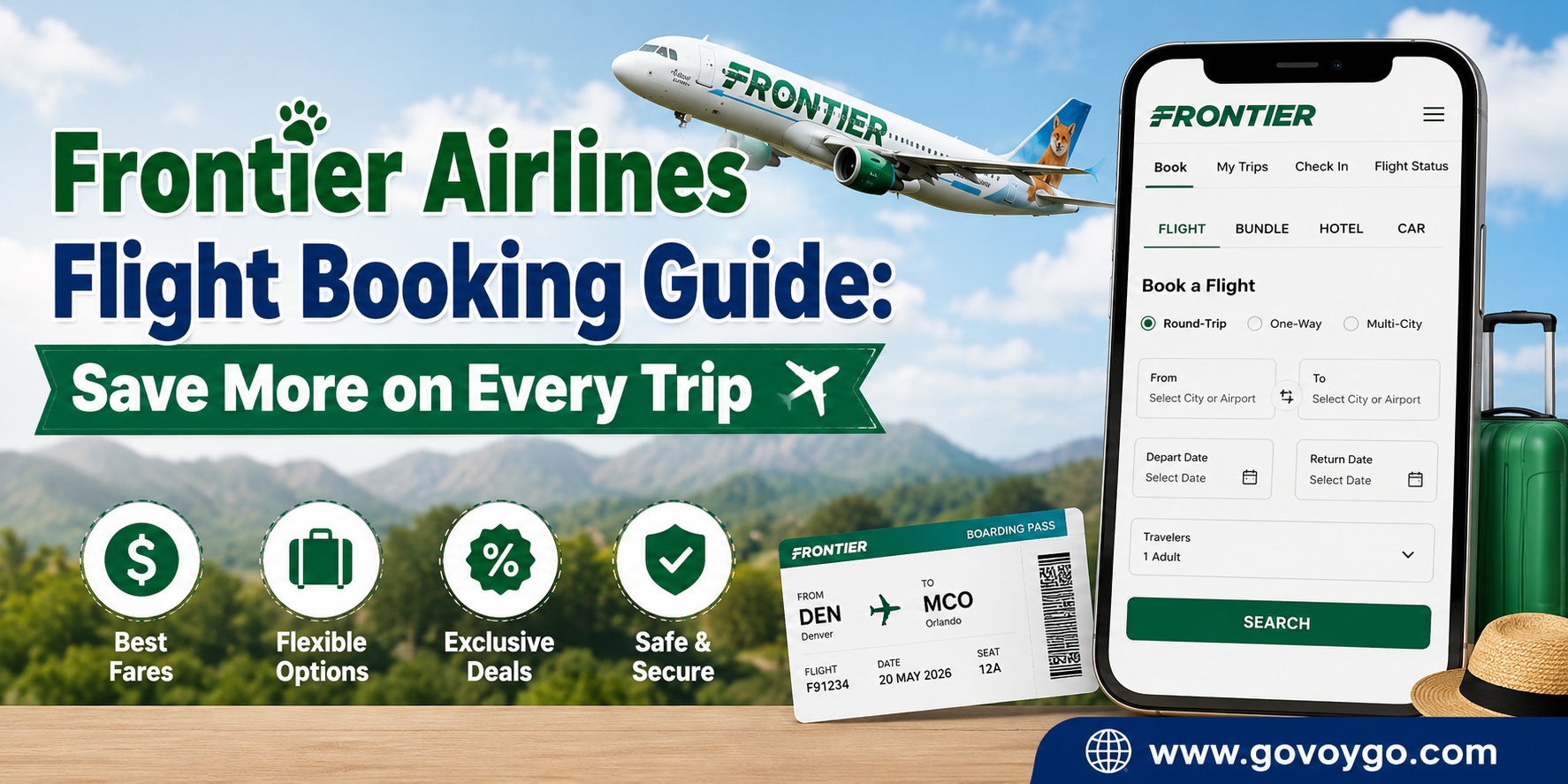Frontier Airlines Flight Booking Guide: Save More on Every Trip